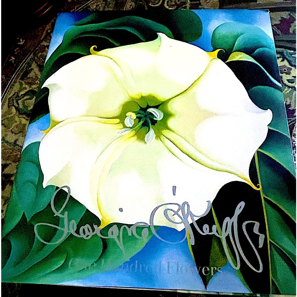 The beautiful book “One hundred flowers” by Georgia Keefe’ 1987 1st edition